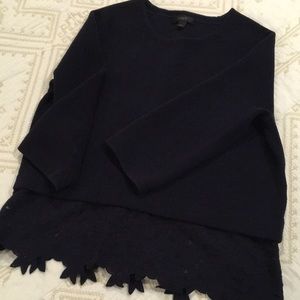 Navy blue J.Crew sweater size xxs